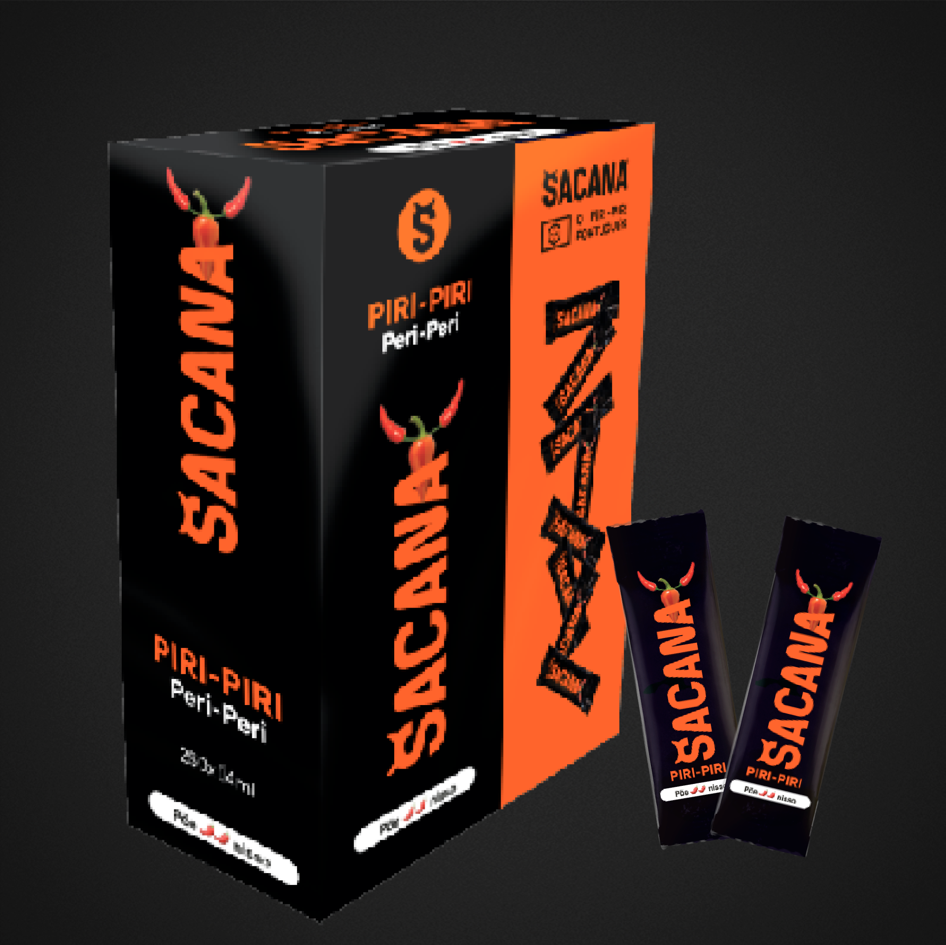 Piri-piri Sacana em Saquetas 250x4ml Piri-piri Sacana em Saquetas 250x4ml