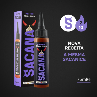 Piri-piri com Alho e Louro 75ml
