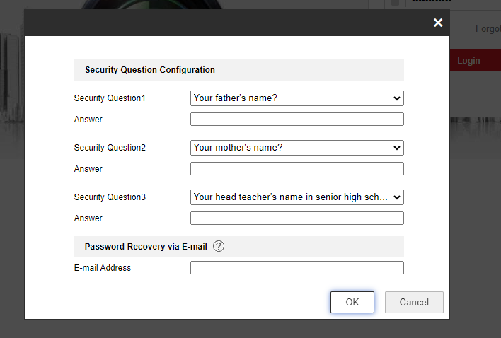 Perguntas Seguran&ccedil;a