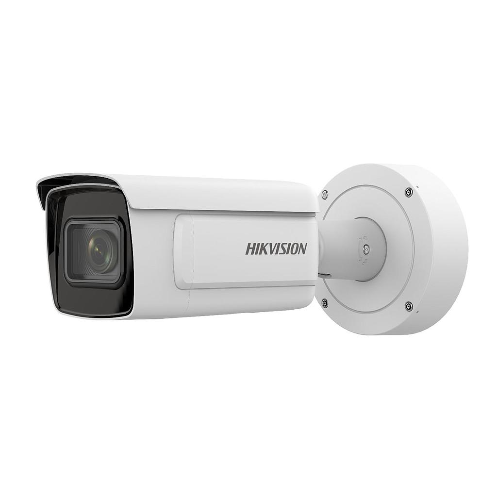 Câmara Bullet Hikvision 2MP Motorizada Varifocal IP67 IK10 ANPR DeepinView Câmara de vigilância branca HIKVISION com lente retangular e base redonda