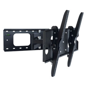 Suporte de Parede para Monitores Airspace SAM-4242 | 23"-55", Capacidade 45kg Suporte de parede preto para TV ajustável com nível de bolha