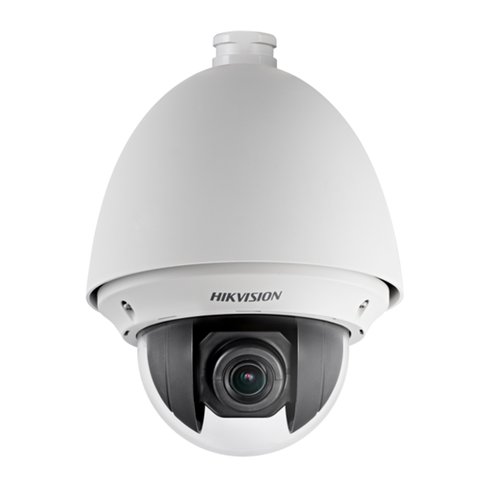 Câmara Dome PTZ Hikvision Value 2MP 15x Zoom IP66 Câmara de vigilância domo branca HIKVISION com lente preta