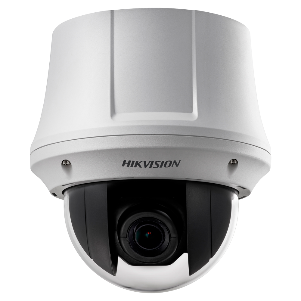 Câmara Dome PTZ Hikvision Value 2MP 25x Zoom IP66 Câmara de vigilância domo branca com lente protegida por cúpula transparente