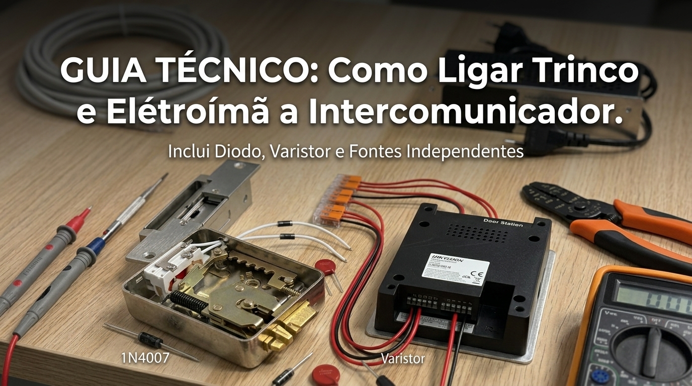 Componentes eletrónicos e ferramentas para intercomunicador sobre mesa