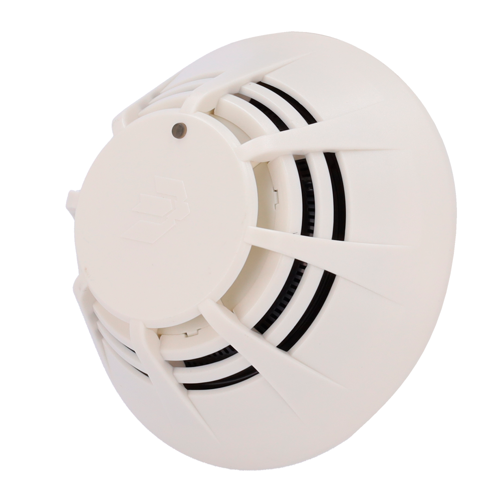 Detetor Ótico-Térmico Analógico Jade Bird JBE-2115 (EN 54-5/7) Detector de fumo branco redondo com grelha preta