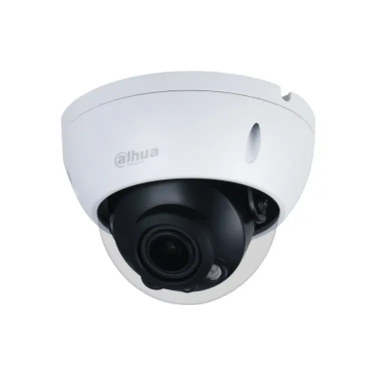Câmara IP Dahua 5MP WizSense PoE IP67 IK10 Dome para Vigilância Profissional | lojaCCTV.Pro Câmara de vigilância domo Dahua branco e preto
