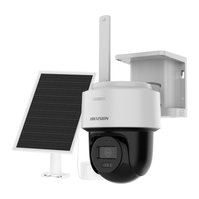 câmara de vigilância hikvision com painel solar