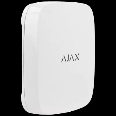 Dispositivo eletrónico branco com texto AJAX