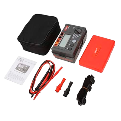 Kit de medidor digital UM-7 com acessórios e estojo