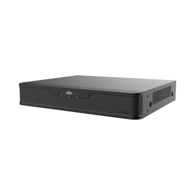 Gravador digital preto UNV com indicadores e entrada HDMI