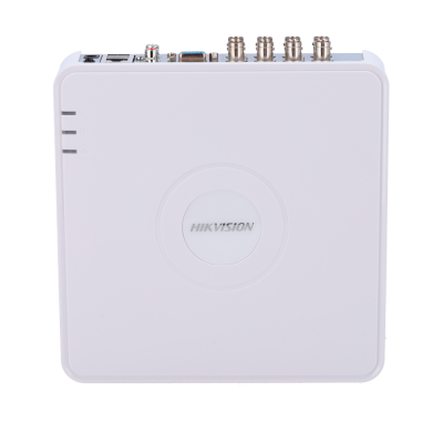 Dispositivo de vídeo gravador digital branco HIKVISION com conetores metálicos