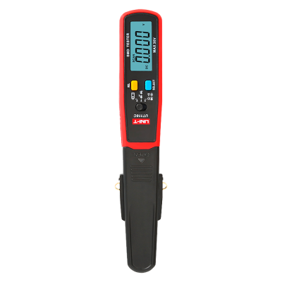 Multímetro digital portátil UNI-T UT116C com ecrã LCD e botões coloridos