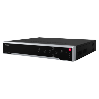 Gravador digital de vídeo DVR preto e cinzento com botões iluminados