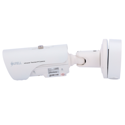 Câmara de segurança térmica infravermelha branca SUNELL com suporte ajustável