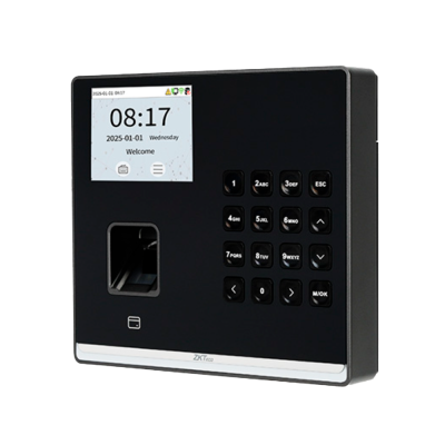 Dispositivo eletrónico com visor digital, teclado numérico e scanner biométrico