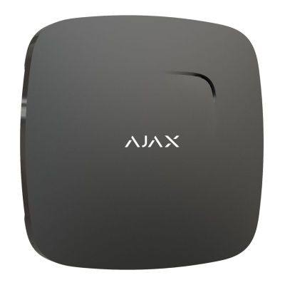 Dispositivo preto com bordas arredondadas e marca AJAX