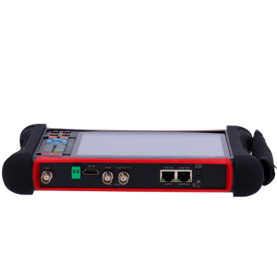 Dispositivo electrónico portátil com vários conectores e ecrã