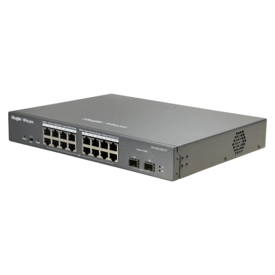 Comutador de rede Ruijie RG-S1800-16GT4C-P com portas Ethernet e SFP