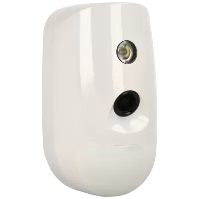 Dispositivo eletrônico branco com sensor e luz LED