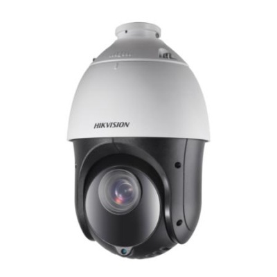 Câmara de vigilância HIKVISION branco e preto com lente visível