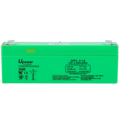 Bateria recarregável verde Upower AGM 12V