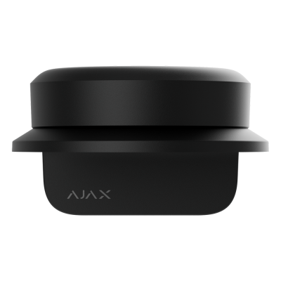 Dispositivo preto cilíndrico coa palabra AJAX