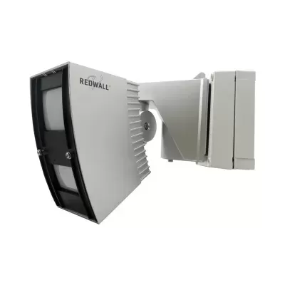 Luz de parede exterior cinzenta REDWALL com estrutura