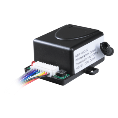 Controlador remoto sem fios WBK-400-2-12 com antena e fios coloridos