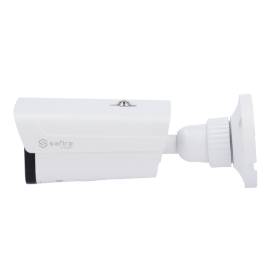 Câmara de segurança branca Safire Smart com suporte