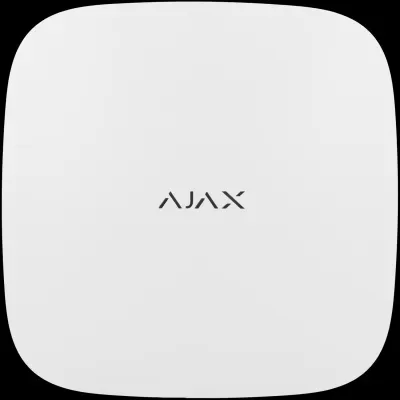 Sensor quadrado branco com palavra AJAX