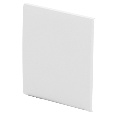 Livro com capa dura branca, sem texto ou imagens visíveis