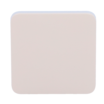 Tablet branco com ecrã apagado e cantos arredondados