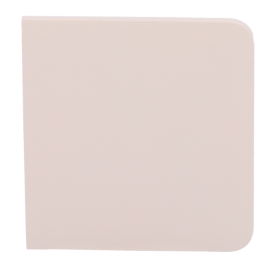 Folha quadrada cor de rosa pastel com cantos arredondados