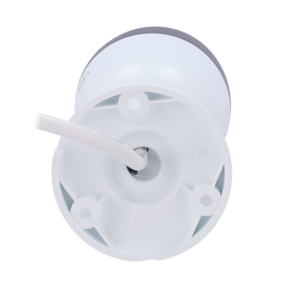 Base redonda branca com cabo central