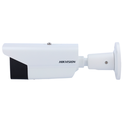 Câmara de vigilância Hikvision branca com suporte