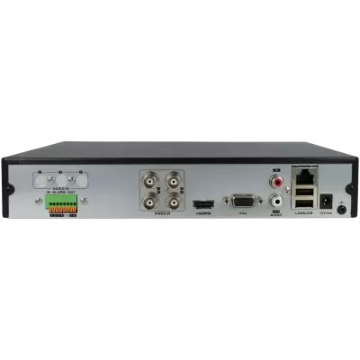 Equipamento eletrónico com múltiplas portas de ligação na parte traseira