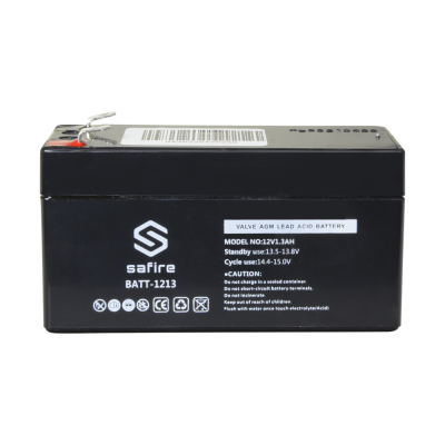 Bateria selada de ácido chumbo AGM preta Safire modelo BATT-1213