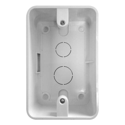 Caixa de montagem elétrica de plástico branco