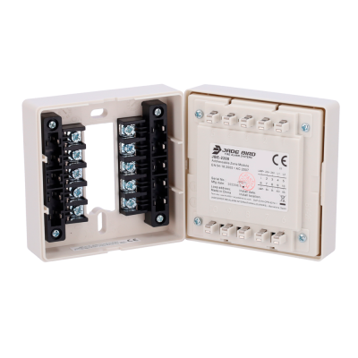 Módulo de zona endereçável JADE BIRD JBE-2200 com conexões e etiqueta