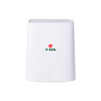 Dispositivo branco com logo V·SOL