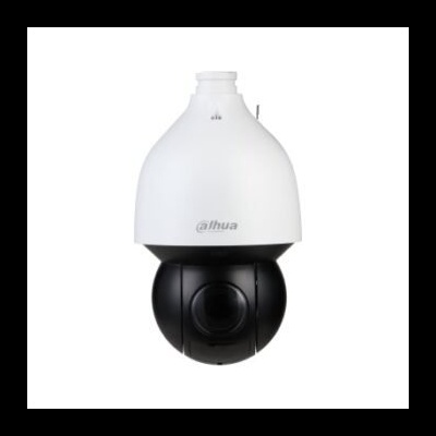Câmara de vigilância dome branca e preta da Dahua