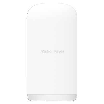 Dispositivo eletrônico branco Ruijie Reyee com cantos arredondados