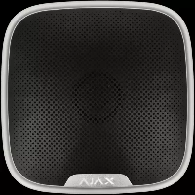 Coluna preta com moldura cinza e texto AJAX