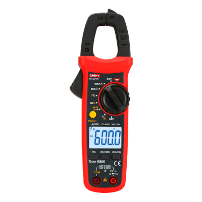 Aparelho amperímetro pinça digital vermelho UNI-T UT204R