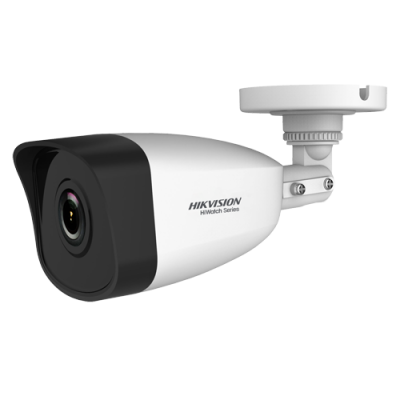 Câmara de segurança branca e preta HIKVISION HiWatch Series