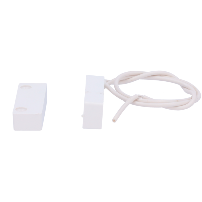 Sensor de segurança branco com cabo