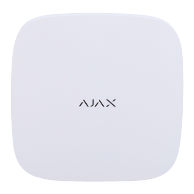 Dispositivo branco com o texto AJAX ao centro