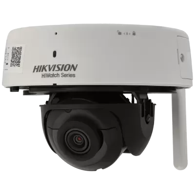 Câmara de segurança Hikvision HiWatch Series branca com lente preta
