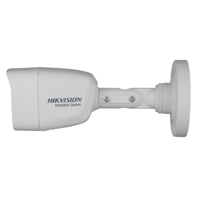 Câmara de segurança HIKVISION HiWatch Series branca com suporte ajustável