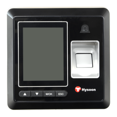 Dispositivo de acesso com ecrã digital e leitor de impressões digitais